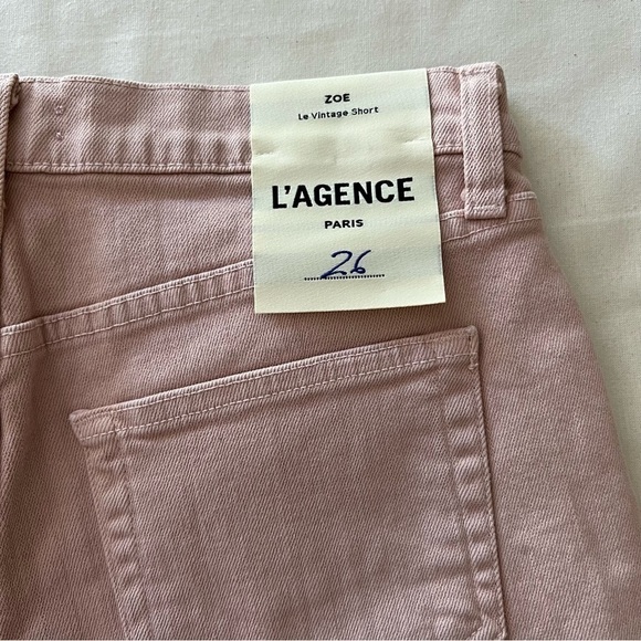 L'Agence Zoe Shorts in Petal - Picture 12 of 15